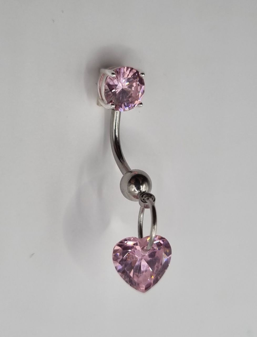 Heart Belly Bar - Rose