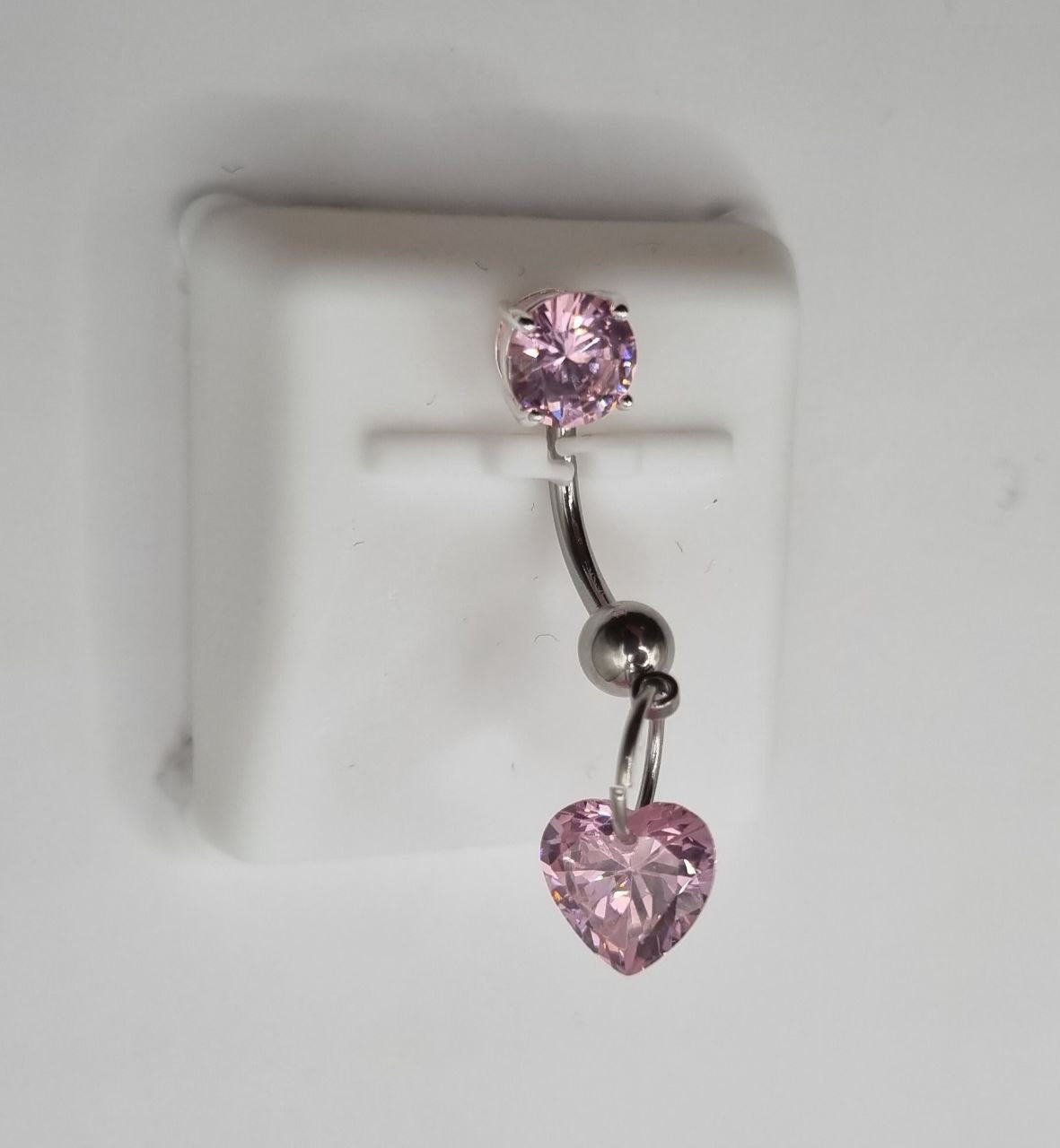 Heart Belly Bar - Rose